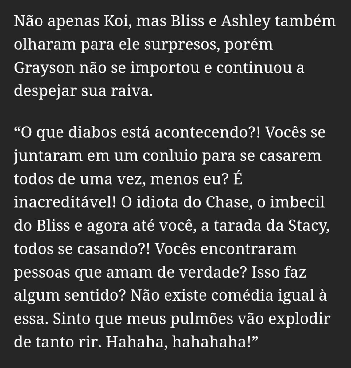 ranwanlian's tweet photo. O grayson puto que todo mundo ta se casando e ele não 😭😭 calma meu amor, você vai se casar com um dinamarquês e vão ter trigêmeos https://t.co/lZlOqf7QKU