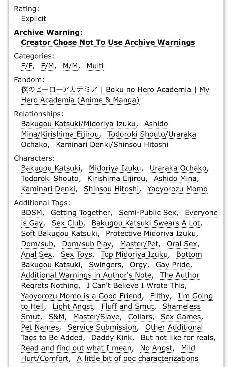 dekusilog's tweet photo. delicious dkbk rec for everyone !! this is abt submissive katsuki who finds out so many of his close friends r actually also into bdsm…… https://t.co/SgyfwtiwXr https://t.co/WSpD5uz8LF