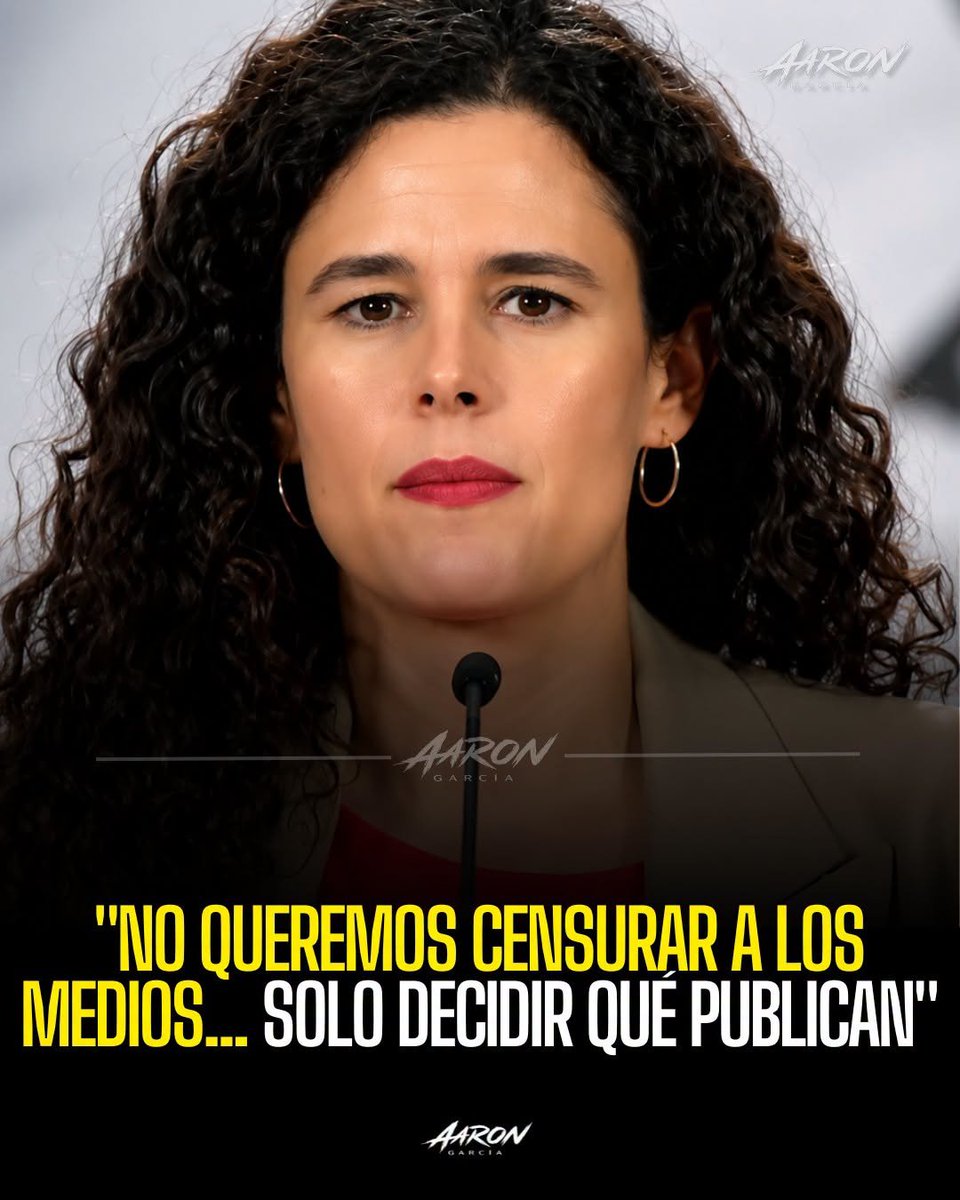 GARCIPAVON's tweet photo. No quieren "Censurar'', solo ''Decidir''. Increíble tanta desfachatez Luisita @LuisaAlcalde 🤦‍♀️