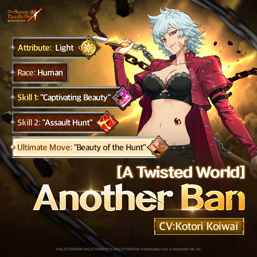 7DS_en's tweet photo. ⭐ [A Twisted World] Another Ban ⭐

Arriving with a brand-new destiny...
'[A Twisted World] Another Ban' is here! ❗

Curious to see how Ban appears in 7DS?
Check out the profile now! ☑️

#TheSevenDeadlySins #7DS https://t.co/JBEggplSJD