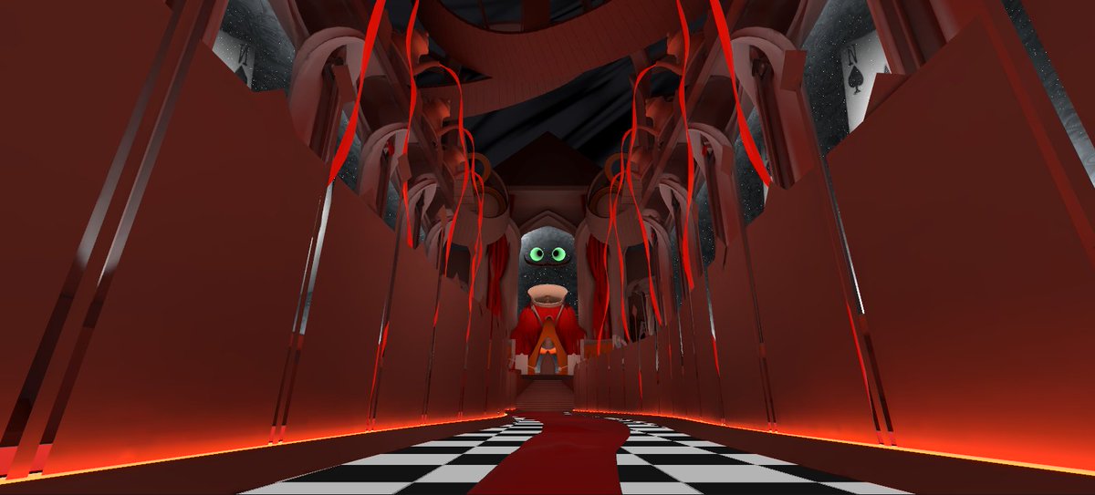 RubinWorldWorks's tweet photo. First look at the early #blockout foundation of Club NEVERMORE which is a Gothic Alice in Wonderland lapdancing club environment.
These 4 WIP shots are actually from a long time ago. What the space looks like right now makes these early blockouts look like a lifetime ago. But getting the scale, shadows, and heavy architectural silhouettes right early on is why the current build runs so clean and hits so hard.
#VRChatDev #MadeWithVRChat #LevelDesign #RubinWorldworks
