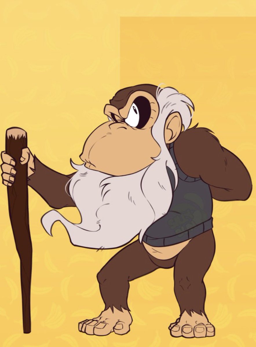 GravityManOG's tweet photo. @kingkrool_real Cranky Kong getting so old lol https://t.co/lp72DKDHk0