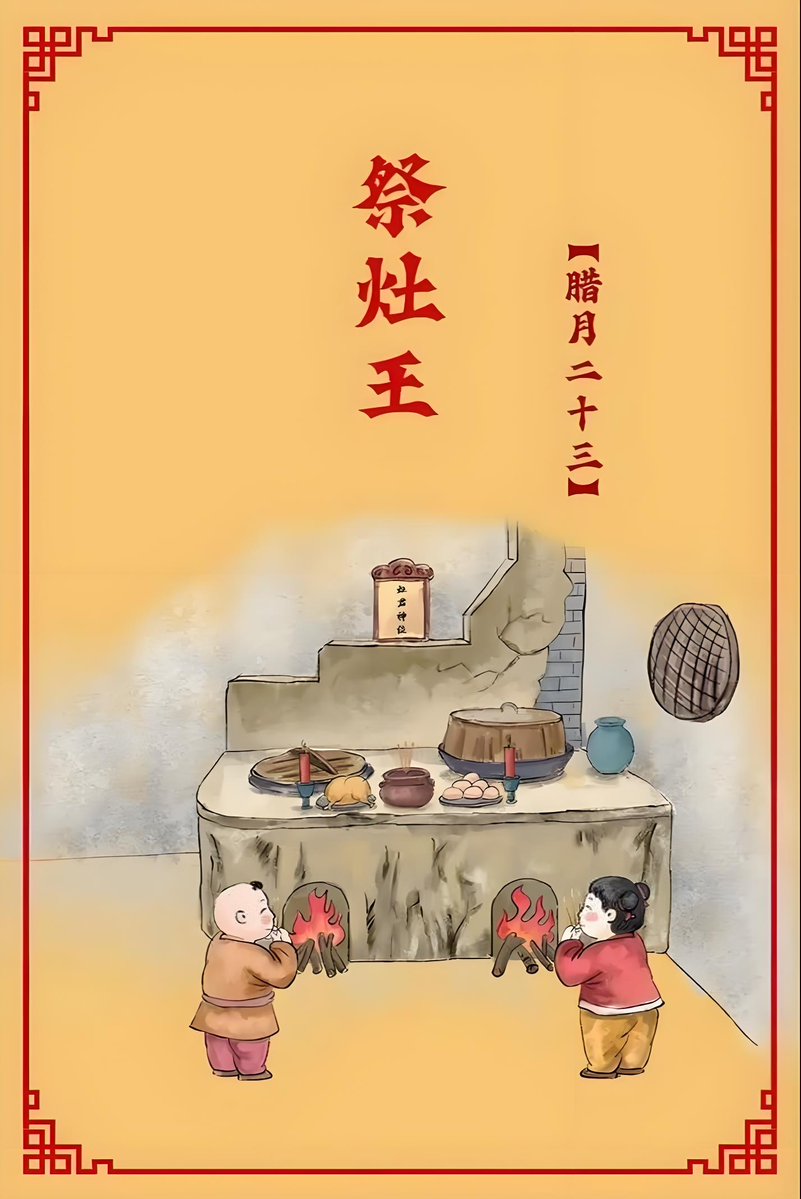 dmcremsec's tweet photo. [今天是小年，扫尘除旧祭灶忙，年味开始飘进巷弄啦]， https://t.co/2cgrNcMFct