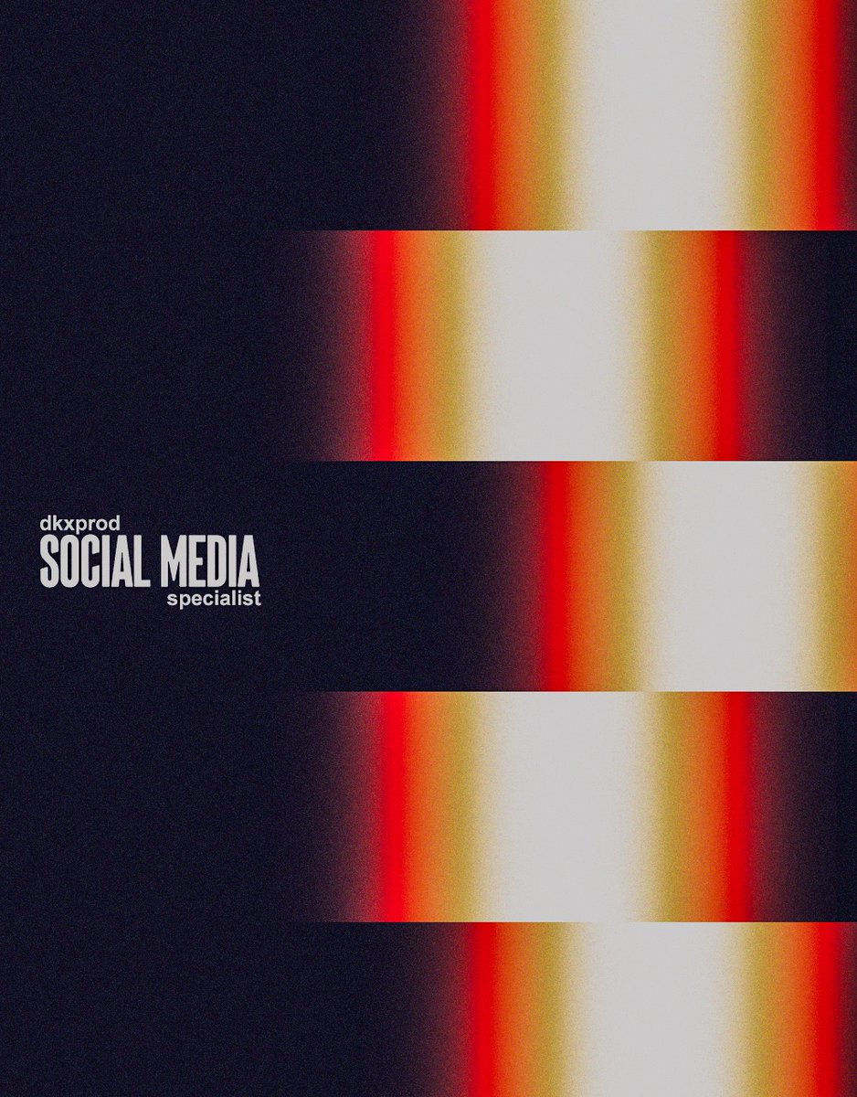 dkxprod's tweet photo. Looking for opportunities to act as Social Media Manager

Portfolio : https://t.co/RTpGWtXUXf

If interested contact@dkxprod.fr or DM 📩 https://t.co/iBurCBdRw4