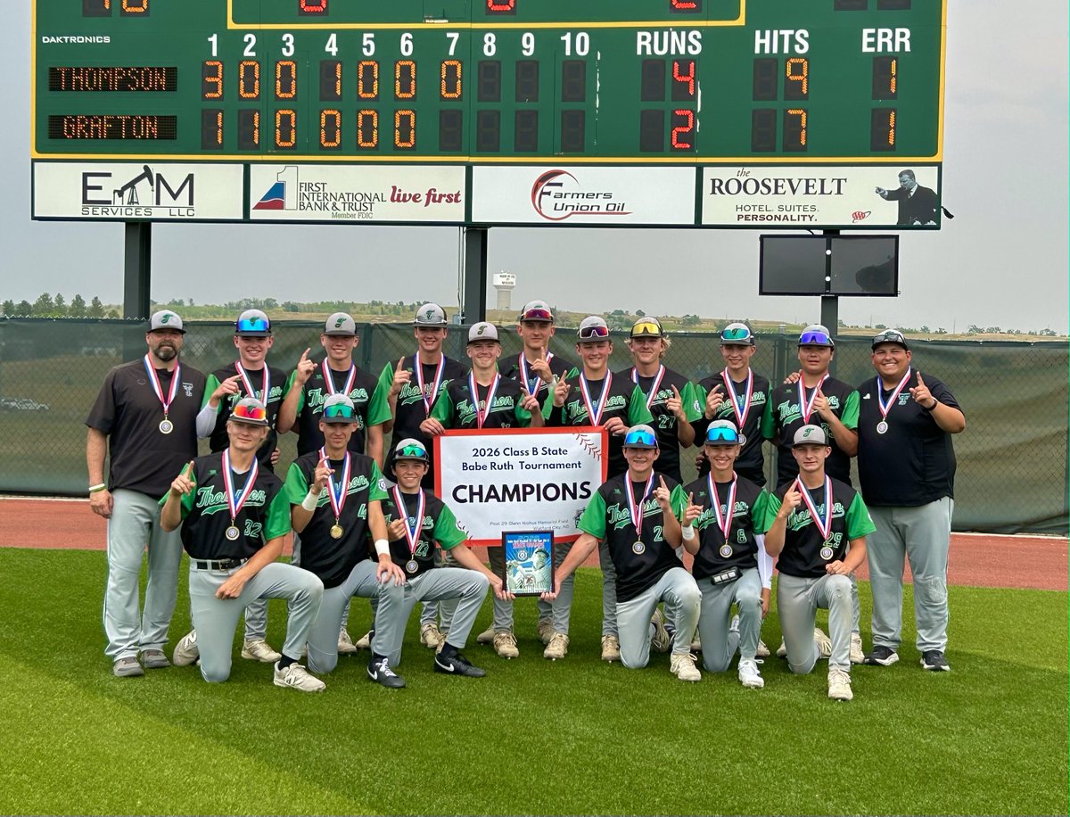 dexavdem11's tweet photo. 15u Babe Ruth State Champs!  Proud of my teammates for playing a great tournament! 

I was also named State Tournament MVP.  Thank you to my Teammates and Coaches for a great season!  #StateChamps  #ThompsonOgres  #TommiePride  @GoGoGominsky22  @MNIcemen  @TommieBaseball https://t.co/sqhDbXVcSv
