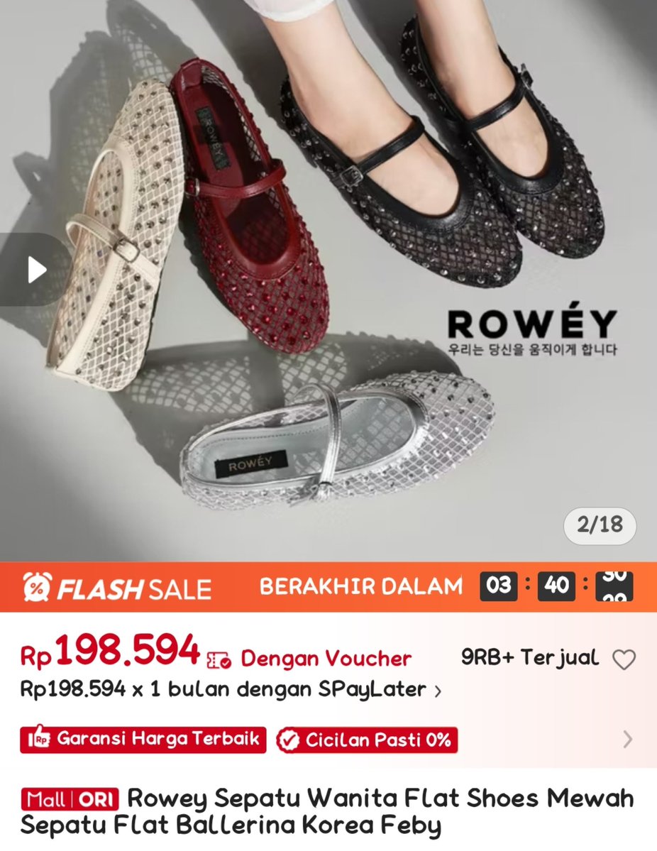 novi6299's tweet photo. BERASA NEMU HIDDEN GEM DI TOKO OREN✨🤍 sepatu gaya ala-ala desainer tapi harganya ga bikin nangis pas tanggal tua 😭👍 https://t.co/buBhhPb59i