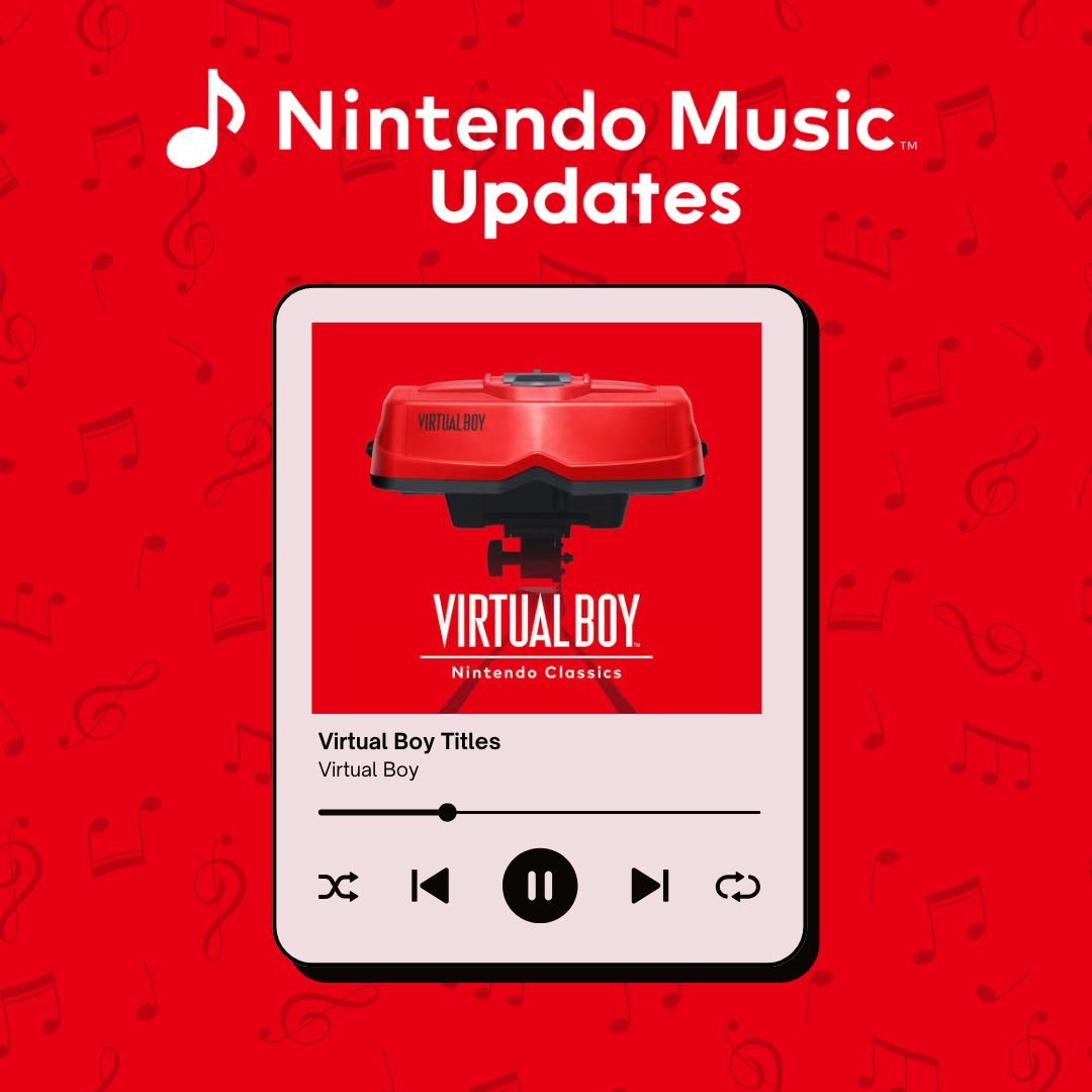 Nintendo Music Updates tweet media