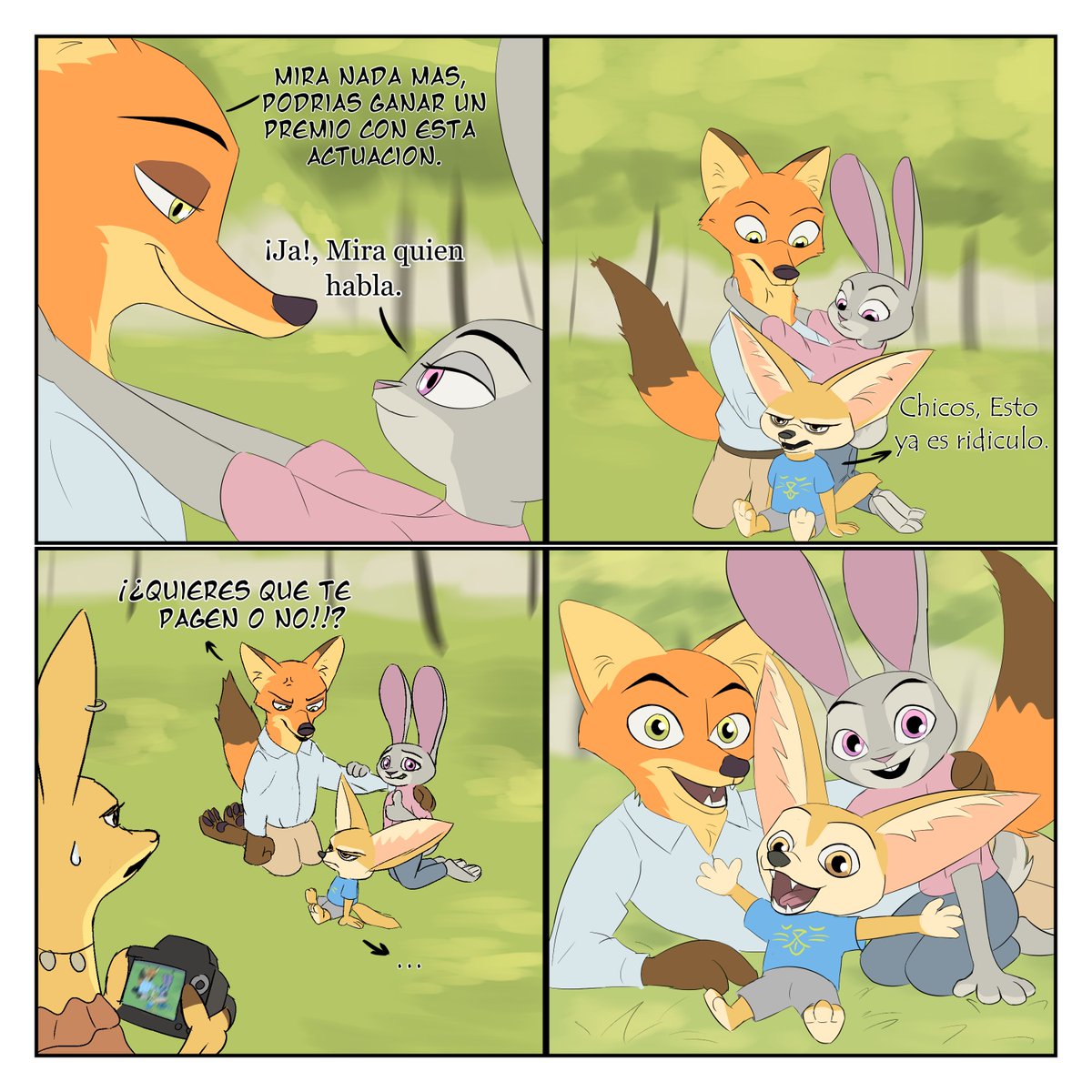 mofinman99's tweet photo. Finnick being  the paid third wheel once again (ENG/ESP) #wildehopps https://t.co/PJspyGE88n