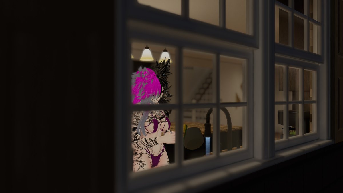 ImmoralFox_'s tweet photo. Doing some chores home alone~ https://t.co/TQ4j8tOQ2F