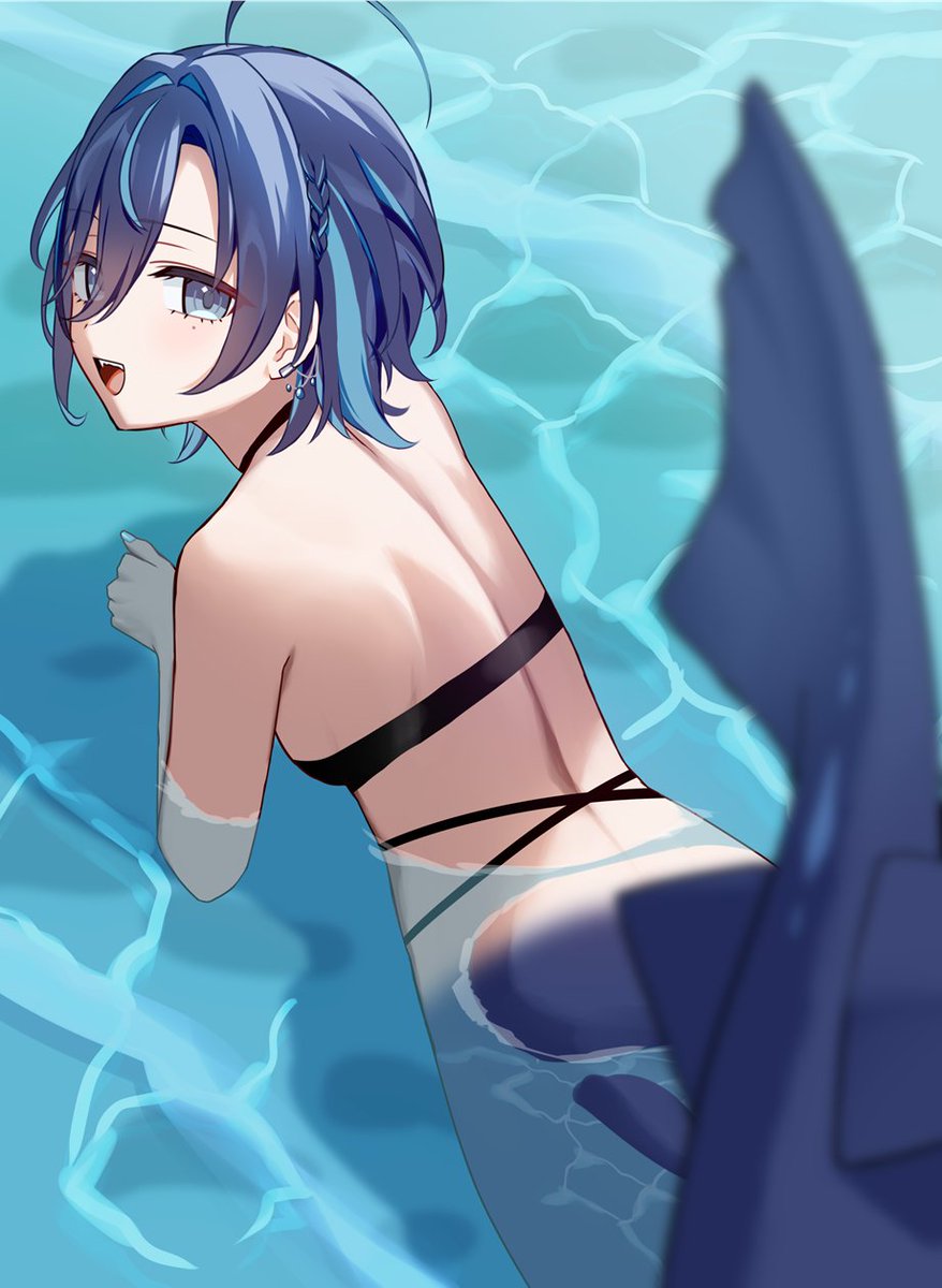 momore_blue's tweet photo. #みずちまカルテ
せなか🧜‍♀️ https://t.co/tlhDGRSn68