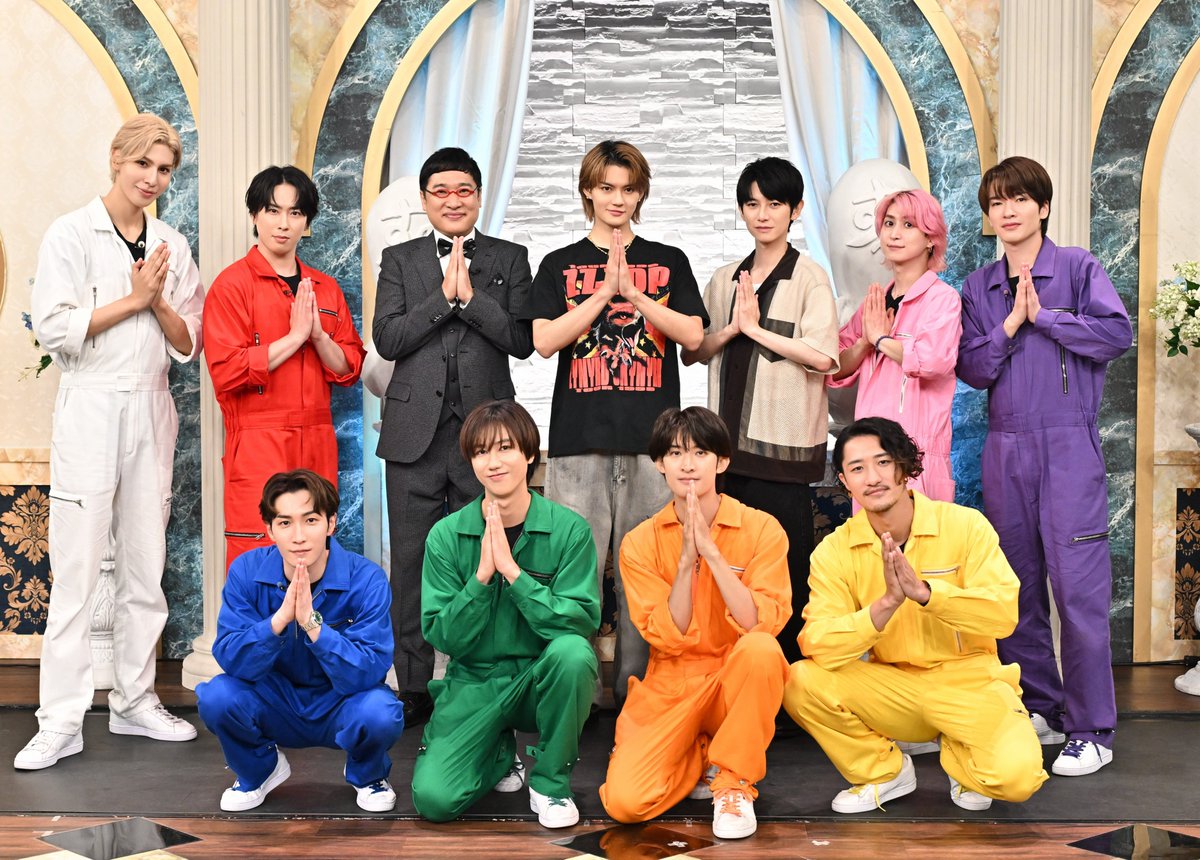 oricon's tweet photo. 📺今夜の『それスノ』
⠀
M!LK佐野勇斗＆本郷奏多
10人連続完コピチャレンジ参戦🔥
プレッシャーに佐野の心が折れていく!?
⠀
Snow Man、9万票超の投票で選ばれた
アガる楽曲を有観客ライブ🎤✨️
⠀
新曲「グッタイム」も特別演出で
”ある場所”でパフォーマンス❗️
https://t.co/1X8eICkaND

#それスノ https://t.co/xes5EbLD2Z