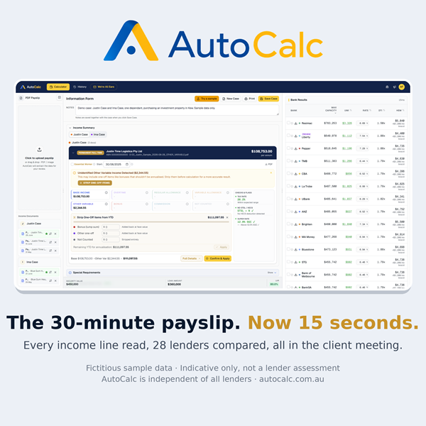 startupsaus's tweet photo. The 30-minute payslip is now a 15-second job: meet AutoCalc
https://t.co/VTy8aVAjWA #australianfintech #fintech #fintechnews #financialtechnology #finance #technology #tech #startups #startupnews #australianstartups #fintechstartups #mortgagebroker #mortgage #brokers #payslips https://t.co/aDs5tfqiKO