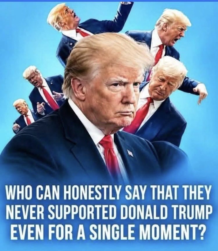 TulsigabbardR2's tweet photo. Who can admit they never supported Trump for a single moment? https://t.co/BrWm29fYMj