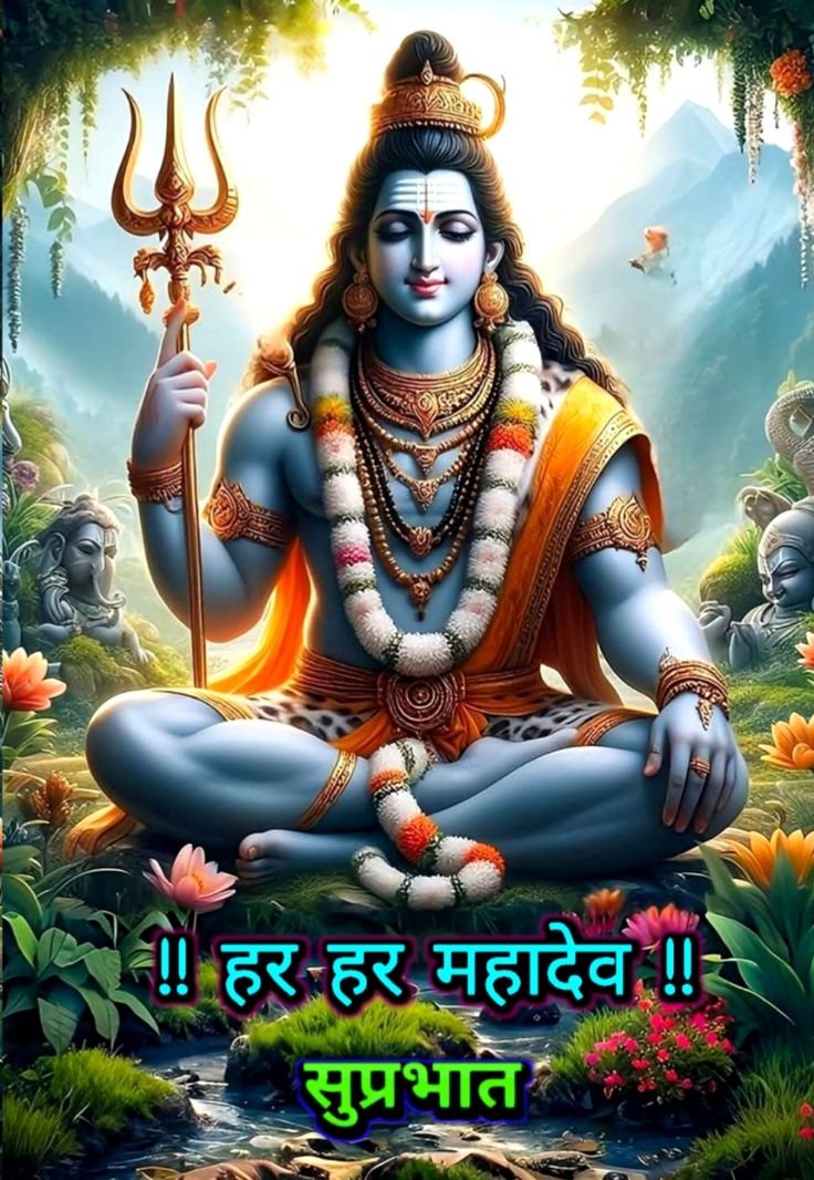 nsb_5018's tweet photo. शुभ प्रभात वंदन 🌅 🌷 🙏 
हर हर महादेव 🙏 🙏 जय भोलेनाथ 
🔱🚩🙏ॐ नमः शिवाय🙏🚩🔱

    ॐ त्र्यम्बकं यजामहे सुगन्धिं पुष्टिवर्धनम्।       उर्वारुकमिव बन्धनान्मृत्योर्मुक्षीय माऽमृतात्॥

जय गिरिजापति दीनदयाला।सदा करत सन्तन प्रतिपाला॥

भाल चन्द्रमा सोहत नीके। कानन कुंडल नागफनी के॥ https://t.co/xe2T6wgNDt