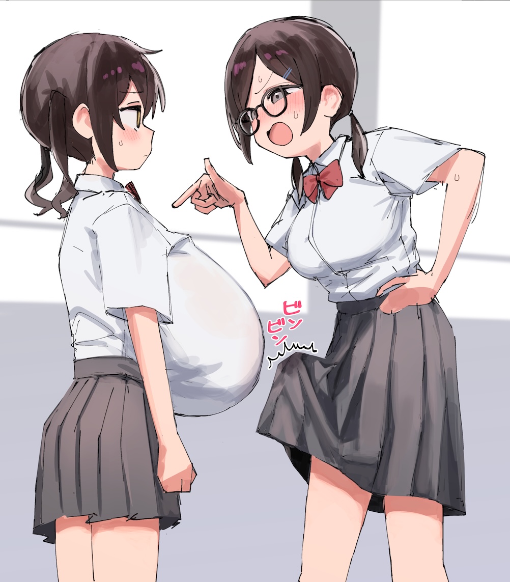 neoguoguko's tweet photo. ふたなり風紀委員に怒られるおっぐちゃんのおっぱい https://t.co/trmYE7a9cT