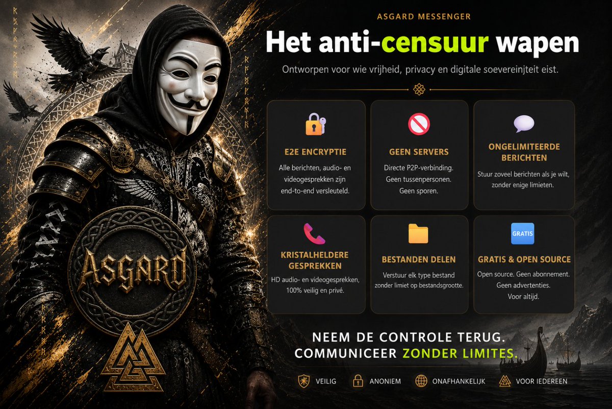 AsgardP2P's tweet photo. Na Ragnarök keren de Aesir terug naar Idavoll, waar Asgard ooit stond.

SLUIT JE AAN BIJ DE STEM VAN DE VIKING-WORTELS!

#Privacy #ChatControl #AntiChatControl #No2Surveillance #Vlaams #Nederland https://t.co/Nt0v4DcTlD