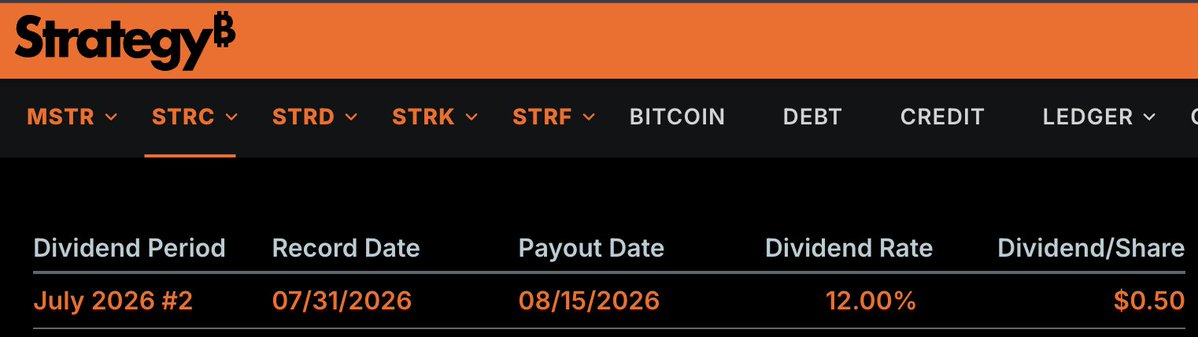 ardianreffa's tweet photo. If you want to maximize your xPoints by making a deposit on @pendle_fi , you can try buying Strcx (tokenized stocks from @Strategy ). Why buy these? For the dividends, of course! That way, you’ll earn xPoints + dividends.

NFA DWYOR! https://t.co/xEuk7SbtRA