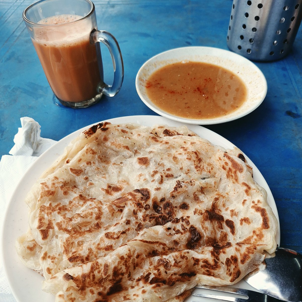 neonskull_'s tweet photo. gmuwu

breakfast with my favourite uncle. a real badass unicorn. the kind that has access to palaces and gov institution without the needed security clearance.

he is in the synarchy. he just don't know it yet.

the village where this breakfast stall located used to be the ground zero of an imam mahdi cult. clamped down by the gov in the 90s.

the huge complex on the hilltop is owned by a strange monk. im gonna pay him a visit one day because i've a lot of question to ask.

gonna shill uwu to him and his congregation.