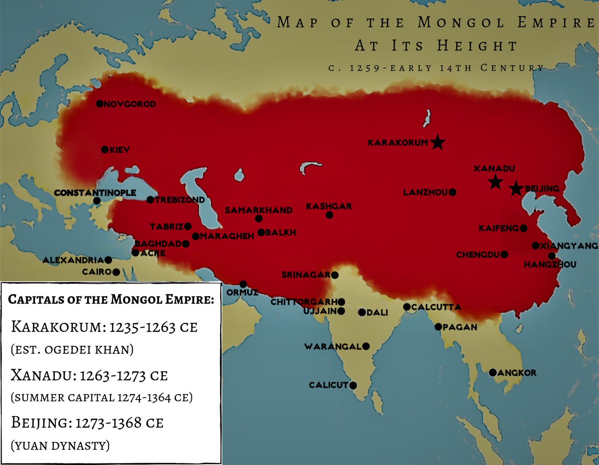 argueologist's tweet photo. @Sallyalcotnew @jvgraz Mate, I DO NOT CARE!
Over a 3rd of Europe and much of the Eastern World belonged to the Mongol Empire, and it was in the 1200s, 200 years before muh Portugal. You want to go back to that, also?
Is it hard for each civilization to stay on its damn continent? https://t.co/zlULqakLXL
