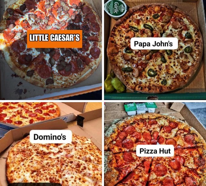 Elizabeth1288kk's tweet photo. Which chain pizza is best? https://t.co/Dp5o4KMqge