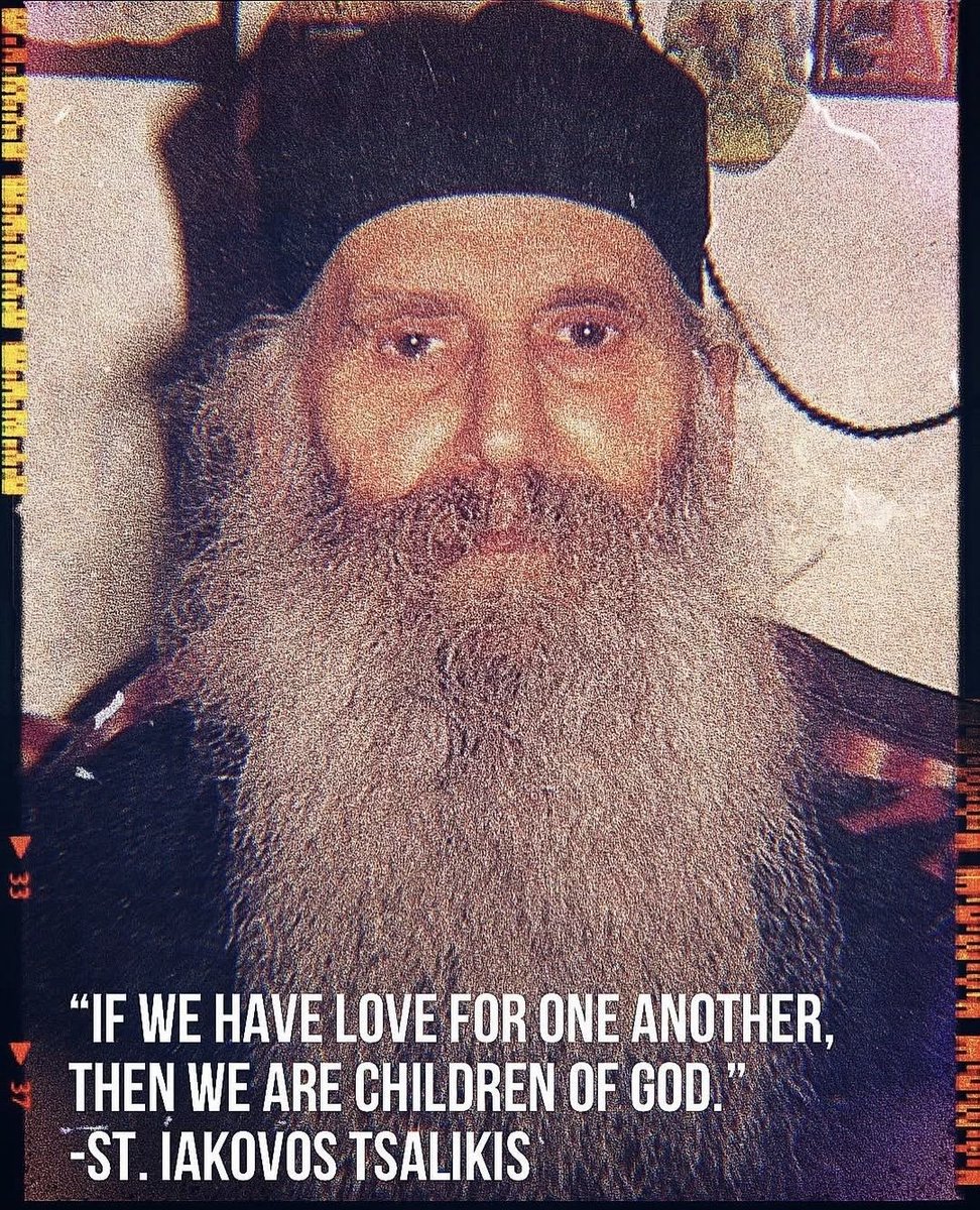 orthodox_33ad's tweet photo. If we have love for one another, then we are children of God.

— Saint Iakovos Tsalikis https://t.co/Z40s1ounXo