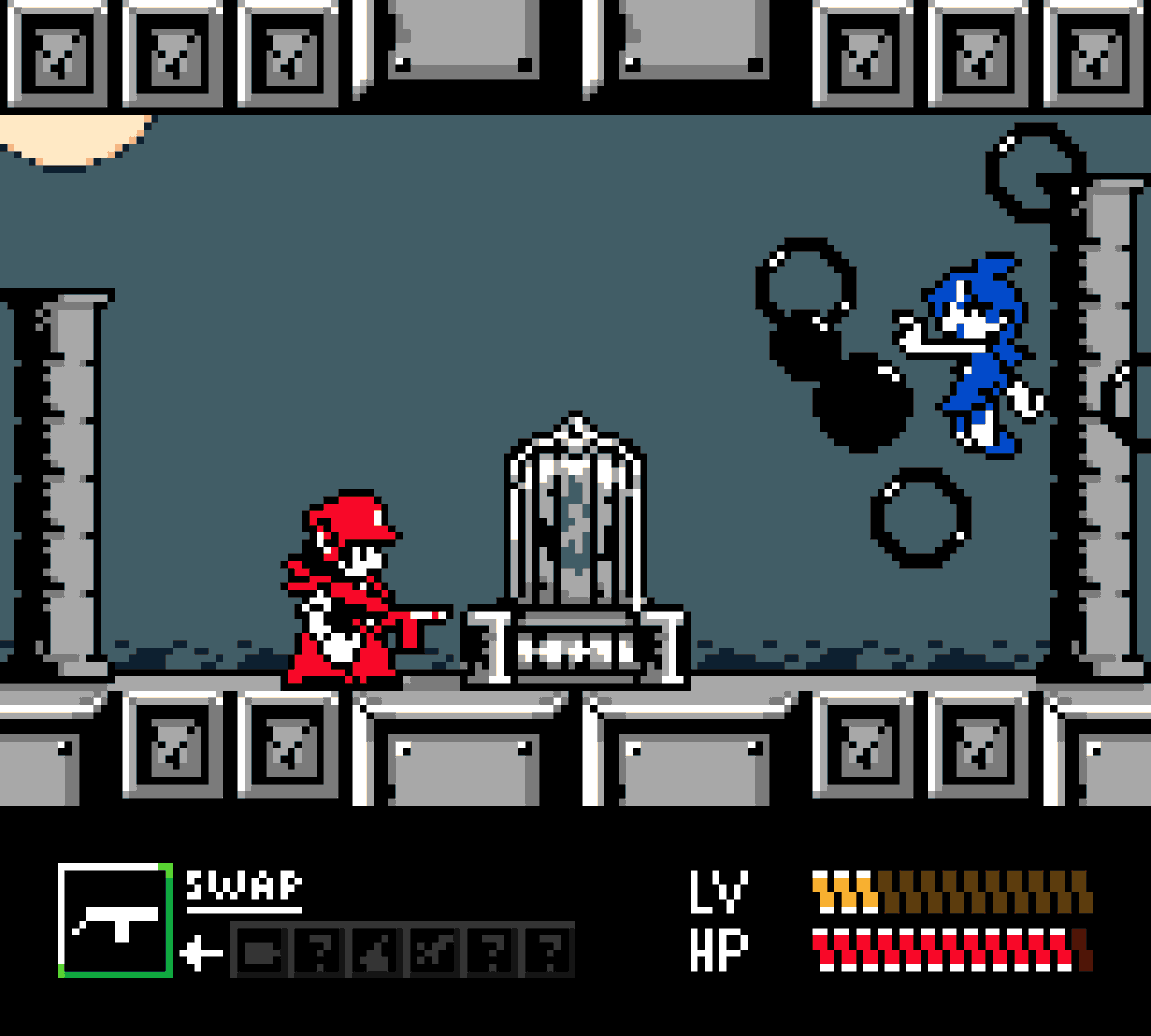 SaltyOK's tweet photo. gameboy boss fight :)))) #Edge3Pi260802 https://t.co/OvEvKuoV7F