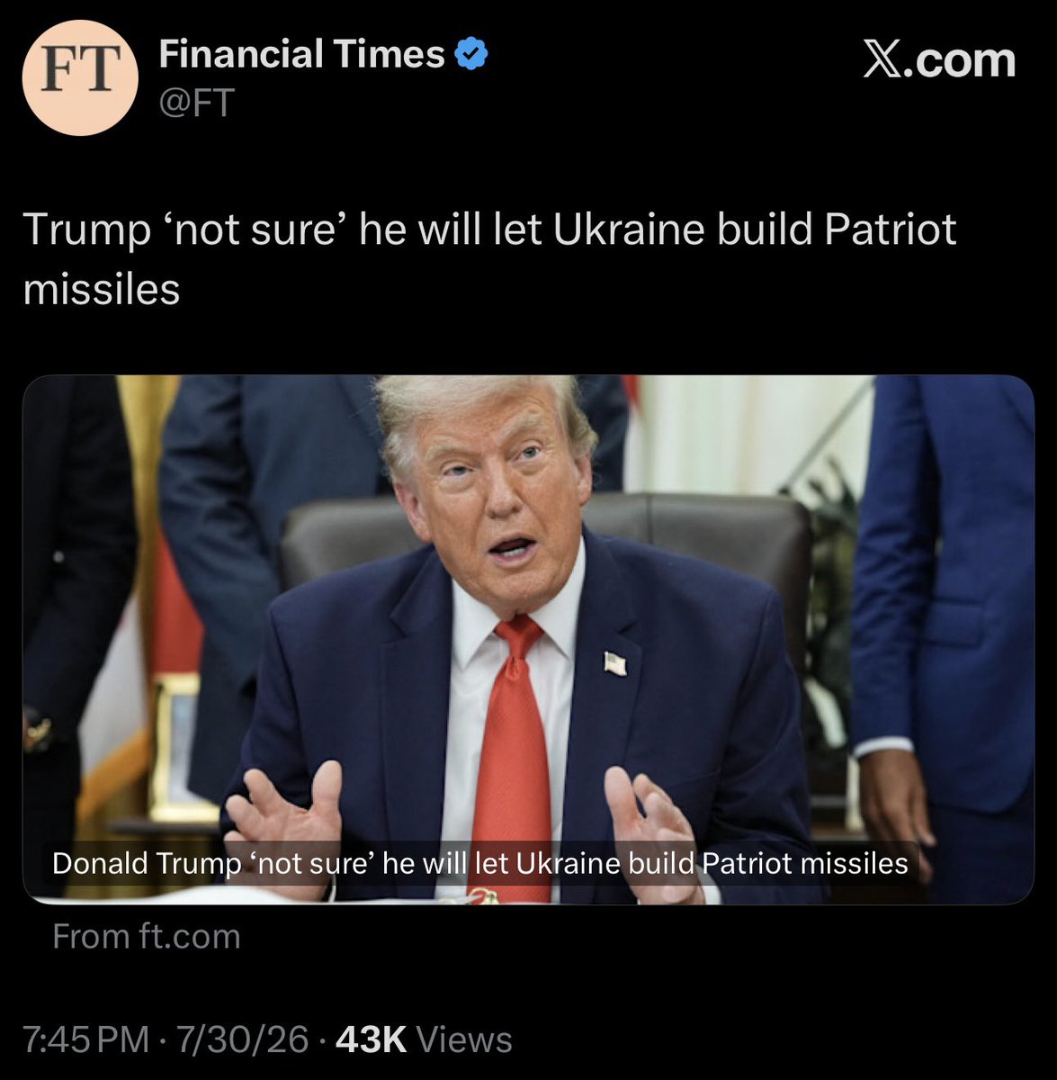 RonFilipkowski's tweet photo. No one can ever believe anything Trump pledges, says or puts in writing. With Trump, a deal is never a deal and nobody can count on the US for anything while he’s president. His word is garbage, agreements mean nothing, and he lies about everything. https://t.co/e4XTswO0BL