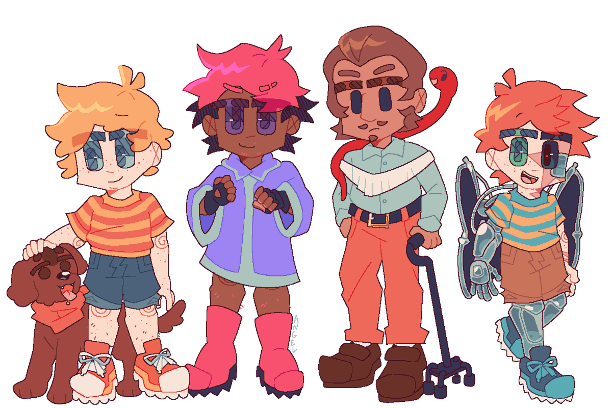moonside__swing's tweet photo. Drew smore of them,,, https://t.co/vgY6hEBEue