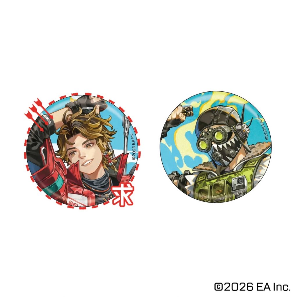 rrir85's tweet photo. 【交換・譲渡・買取】Apex Legends Amigo&amp;Amico 缶バッジ

譲: 
交換の場合→オクタン×15
譲渡の場合→オクタン×30

求: 
交換→スパロー×15
譲渡→定価+送料

もしくは、
スパロー×30⇔当方・定価+送料

🏹決まり次第アニメイト通販にて即日購入
🏹いずれも一括のお取引のみ https://t.co/igYgaE5P7i