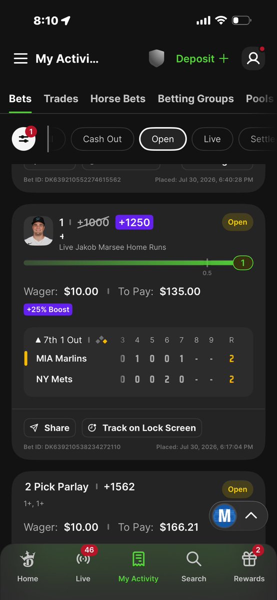 Caadeett's tweet photo. @MLBHR At this point I just be clicking shit https://t.co/9CbshBU7uP