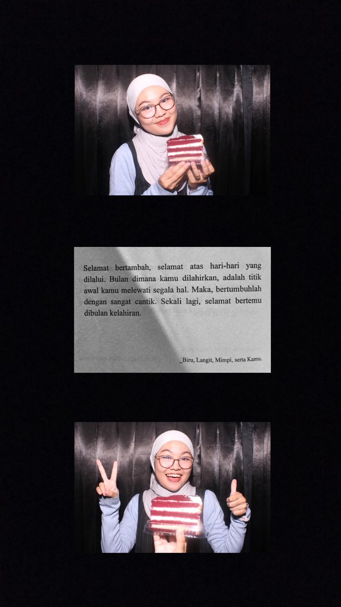 audyyra_'s tweet photo. Selamat bertemu kembali dengan bulan kelahiran. Terima kasih karena telah bertahan sejauh ini. Semoga langkahmu senantiasa bertumbuh dengan cantik dan menjadi keberkahan bagi banyak hati 🤍 https://t.co/ag4gSWCW5y