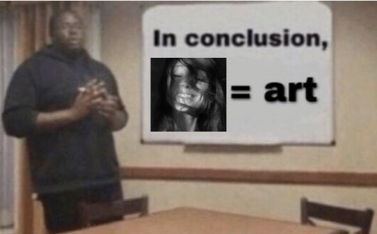 aishaobvious's tweet photo. literally art https://t.co/3O7wA9sJ8t