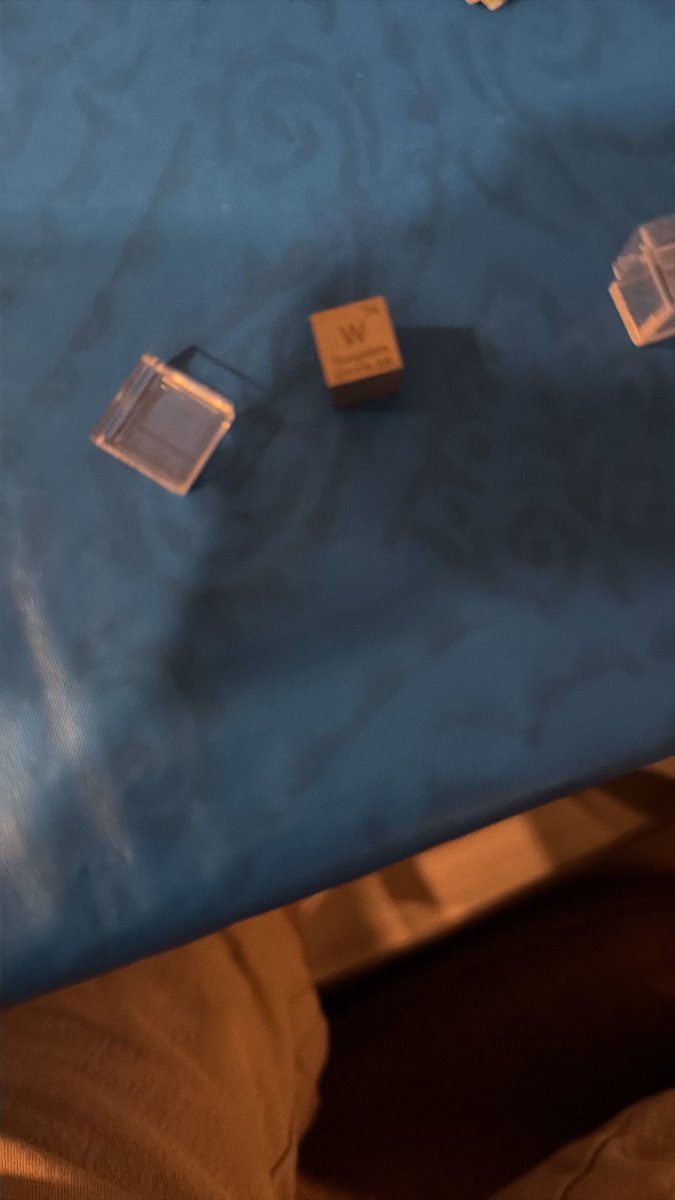 buffguyy28's tweet photo. Got a tungsten cube 🔥 https://t.co/0ZljCpNkQr