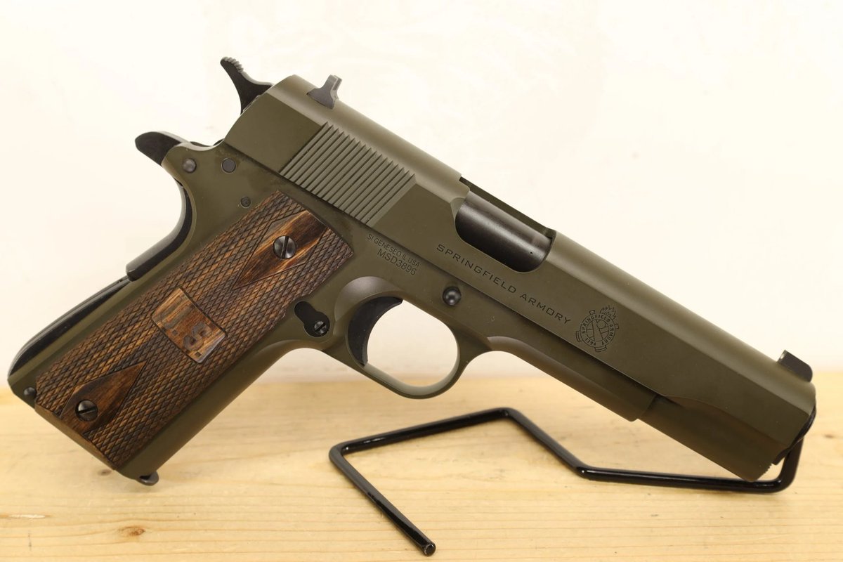 SchmidtFirearms's tweet photo. SPRINGFIELD ARMORY Mil-Spec 1911
5"
.45ACP
Grip &amp; Thumb Safety 
4 Mags

$419 https://t.co/Ym6YQuXXZl