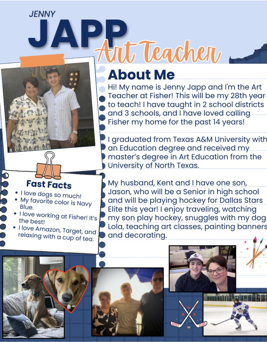 FisherElem's tweet photo. Let’s meet the Fisher staff round 7. https://t.co/ggZFgY35iH