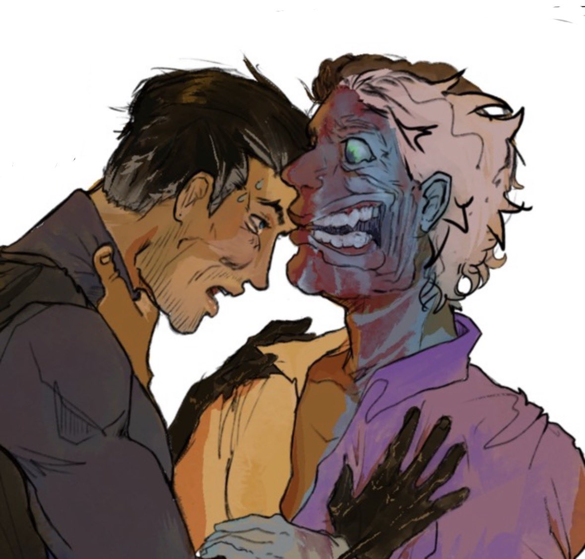 twobatsz's tweet photo. can we collectively do more multicolored scarv.. i feel like im the only guy doing that #loser and id like to see it more often https://t.co/SMdSf108AN