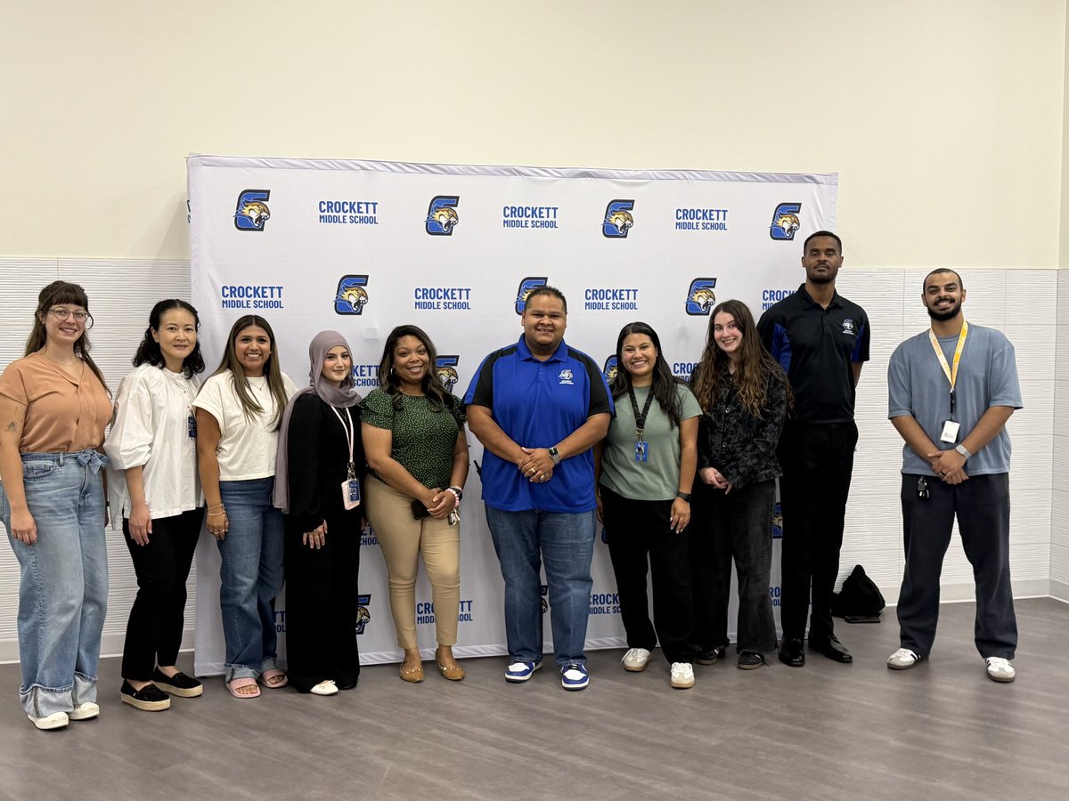 Manny_Espino's tweet photo. New Teacher Welcome Luncheon means we are closer to the 1st day of school! Excited to welcome our new teachers to @IrvingISD and our @Crockett_MS TEAM! Looking forward to an AMAZING 2026-2027 school year! #WhateverItTakes #LeadByExample #OperationB+ https://t.co/lecTxdEg4d