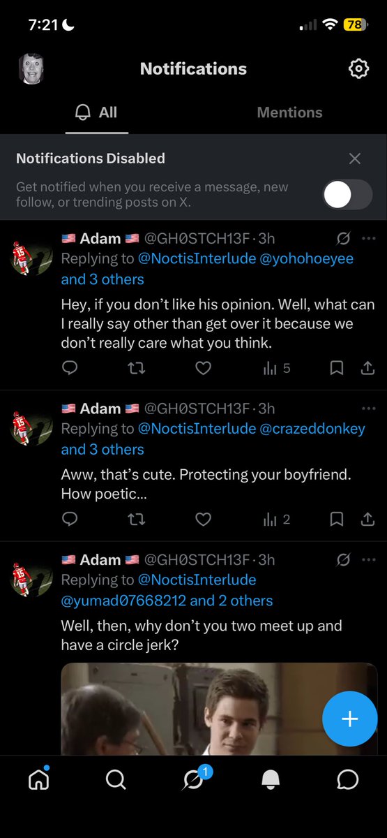 NoctisInterlude's tweet photo. @GH0STCH13F @yohohoeyee @yumad07668212 @LordTDS @TeaTimeWithTeha Damn this was actually right, you really don’t have a life. Responding to comments like your life depends on it bc your irl hobby has gotten you no where in life so you spend your time online instead 😭 https://t.co/tR5yvp60kM
