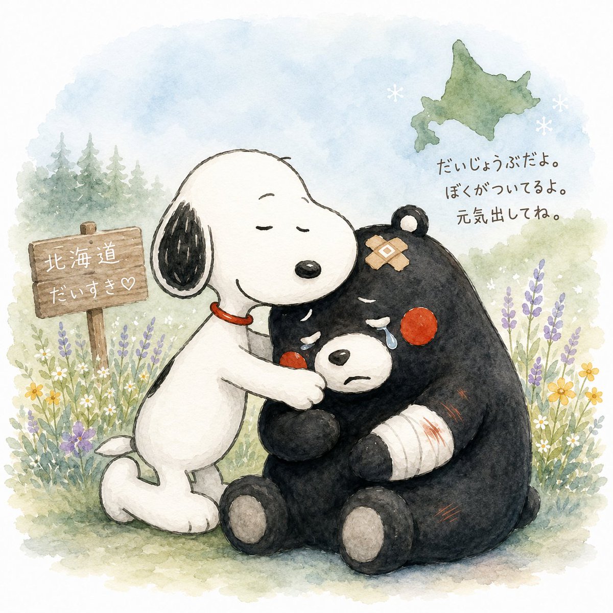 snoopyb047's tweet photo. そばにいるよ。🤍 https://t.co/WBRMb1I1ub