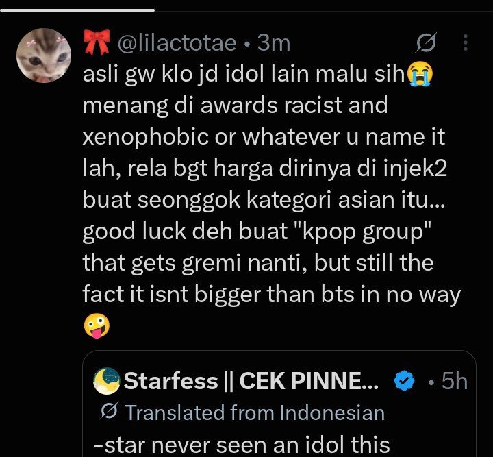 qqtzuu's tweet photo. @imsssygrl @forjenniejane “pada ga takut apa idolnya ikut kena imbas perkara komenan sampah fansnya?”

babe look in the mirror pls 😭 https://t.co/q4hyZVuBjQ