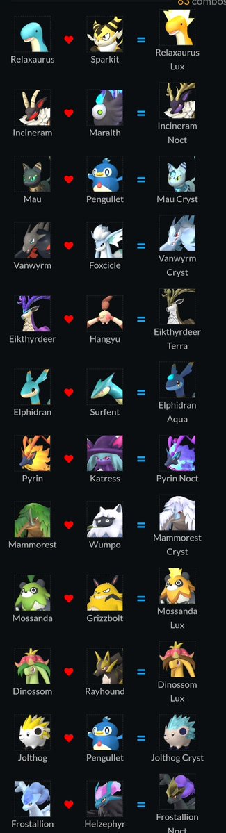 Anonymous_Dab's tweet photo. #Palworld Unique Breeds  4 https://t.co/lM5G45WcAB