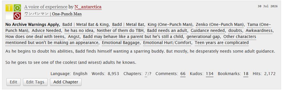 FfNotho's tweet photo. After almost 2 years, I updated my MetalBat + King fic!
https://t.co/0W66eqXVWc https://t.co/YXylDjSFQS