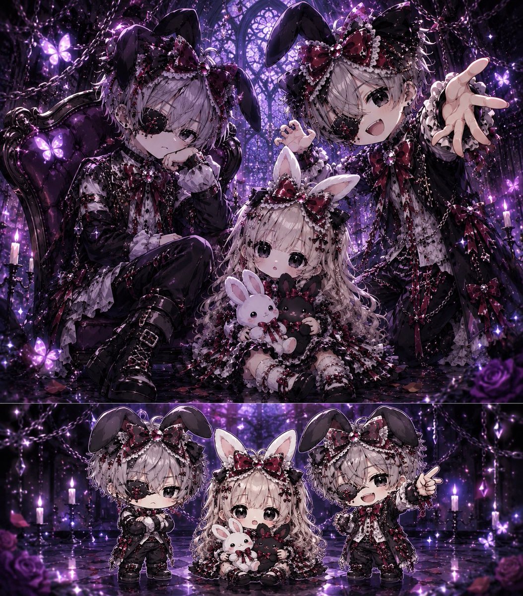 layer_dayo_'s tweet photo. かわいー 
あ、俺は耳黒出ませんでした( '꒳' )
 #ペアリウム #きせかえ  #るまれや https://t.co/6UiUnNG4ne