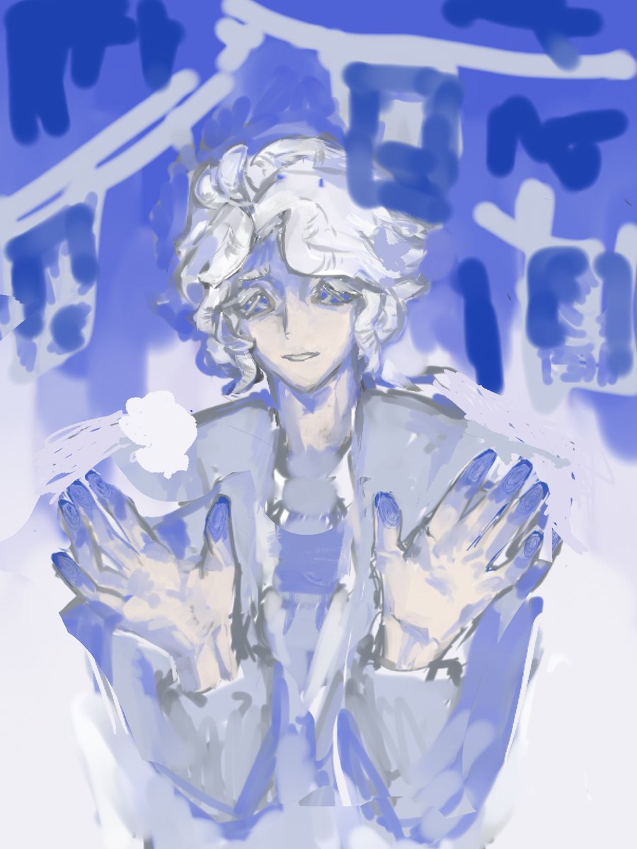 mhciyb's tweet photo. I give up, blue dye composer 💙
(ignore the terrible quality, was painted on kleki) https://t.co/QLjqqR0rJY