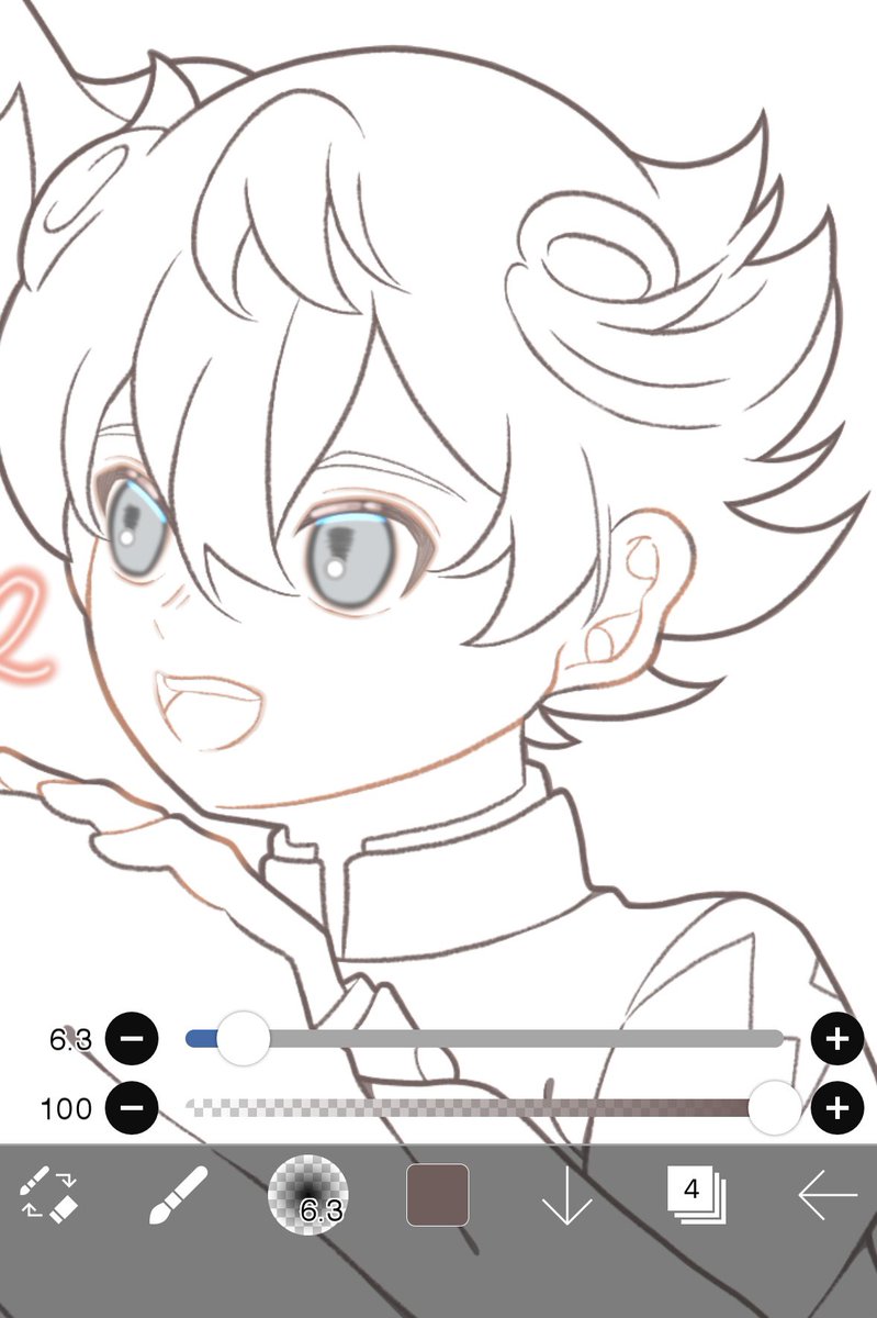 knit_0000's tweet photo. てんまｸﾝいつ描いても髪型がムズイぜよ https://t.co/F8eVELPJgt