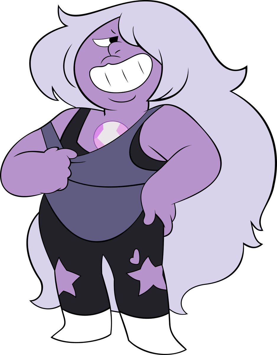 SUICIDEB0YSfan5's tweet photo. My favorite Amethyst pose https://t.co/aLzQ5Ow1f4