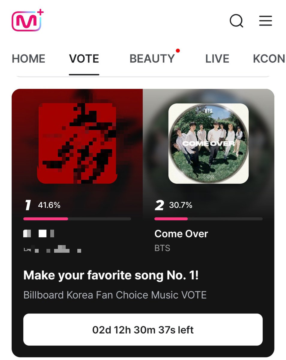 BTSSurabaya's tweet photo. [ 🚨 INFO VOTING BTS ❗]
Ayo vote Come Over BTS di Mnet Plus Apps as Billboard Korea Fan Choice Music! 

Cara:
- Download Aplikasi Mnet Plus
- Login akun
- Buka halaman "Vote" dan cari Nominasi Billboard Korea Fan Choice Music
- Setiap akun diberi kuota 10 vote, vote COME OVER! https://t.co/XeK2CK8gfW