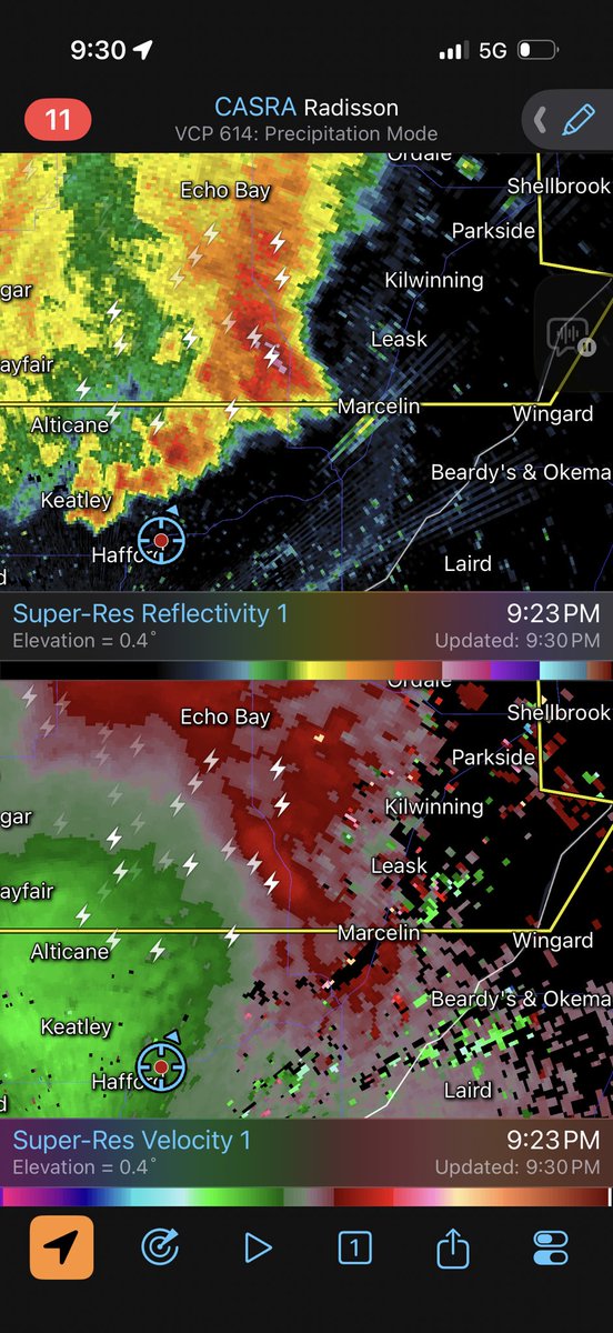 FlatlanderHank's tweet photo. Overtaken by an Outflow Boundary at Hafford SK
This was almost 40 minutes of footage, ending at 9:30PM July 27th.
#SKstorm
#OutflowBoundary https://t.co/xO1Z41M6HA