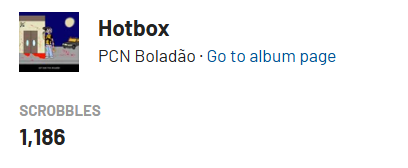 violetargias's tweet photo. não tenho uma quantidade doentia de scrobbles nesse noiado à toa https://t.co/A1Y4WIDIUT