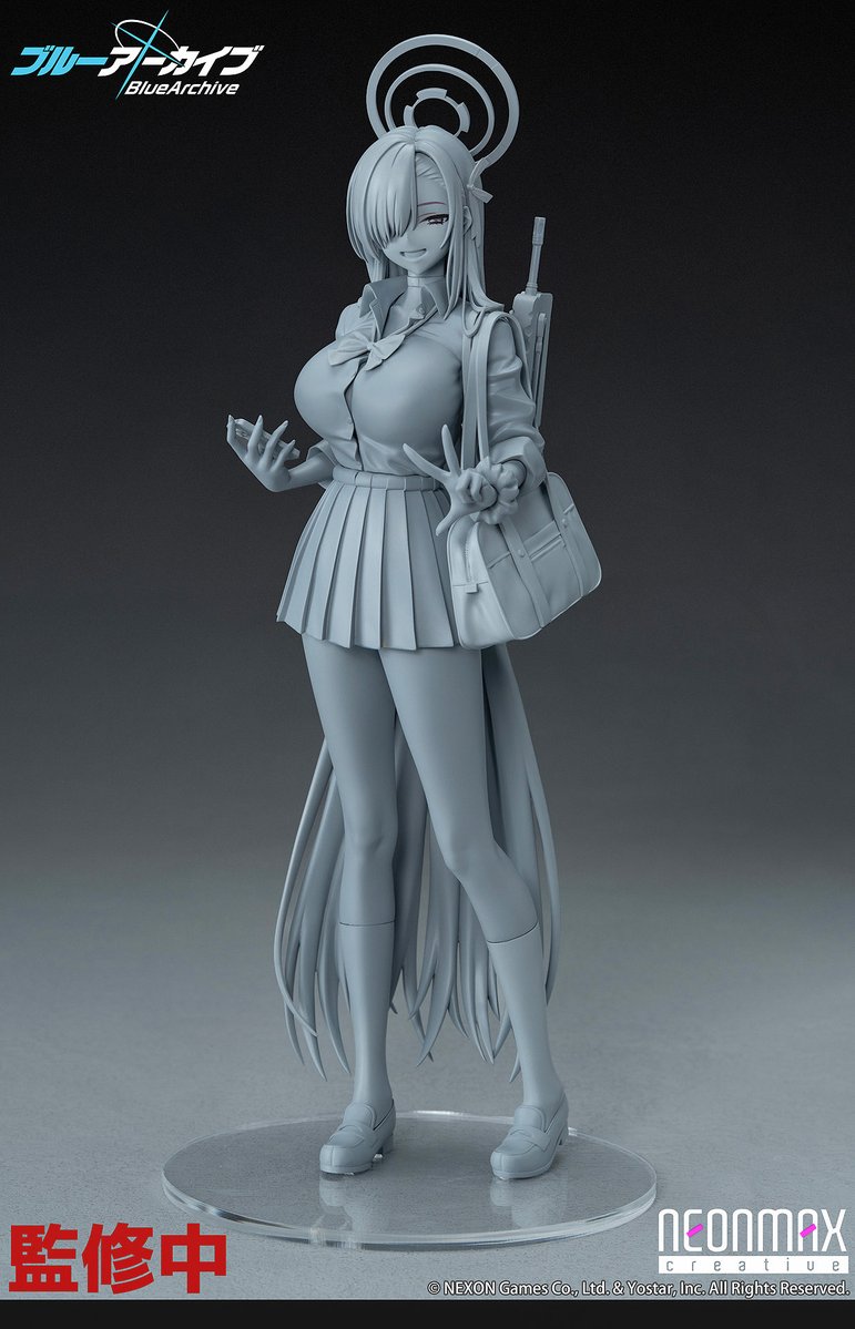 neonmaxjapan's tweet photo. 🩵原型初公開🩵
アスナ(制服)
1/7スケールフィギュア

東京フィギュアギャラリーにて展示中です！
#ブルーアーカイブ #ネオンマックス https://t.co/Ai9rAs1wfD